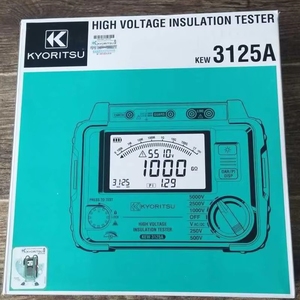 KYORITSU KEW3125A เครื่องทดสอบความต้านทานฉนวนไฟฟ้าแรงสูงแบบดิจิตอลของแท้ มัลติมิเตอร์ จอแสดงผล LCD (0.05% + 2) ความแม่นยำ - Product Image 5