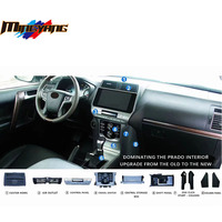 Kits d'Intérieur Voiture pour Land Cruiser Prado FJ150 2010 2014 2017 Kits d'Aménagement Intérieur Mise à Niveau 2018 2020