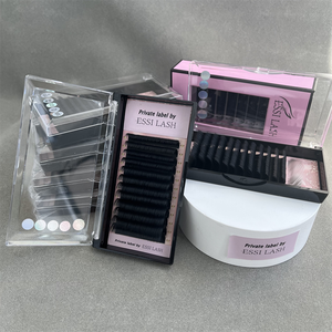 कोरियाई पीबीटी कस्टम निजी लेबल अशुद्ध मिंक व्यक्तिगत Lashes आपूर्ति चलाओ ट्रे मात्रा क्लासिक कश्मीरी बरौनी विस्तार - Product Image 5
