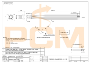 Prise M8 étanche avec <span class=keywords><strong>fil</strong></span> <span class=keywords><strong>de</strong></span> 20cm IP67 mâle 3/4 broches câble <span class=keywords><strong>de</strong></span> connecteur d'aviation M8 faisceau <span class=keywords><strong>de</strong></span> câblage panneau prise capteur cloison cordon - Product Image 6