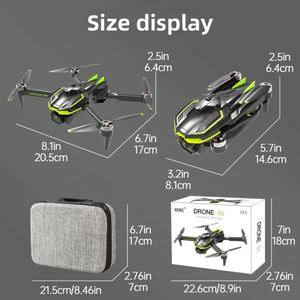 โดรนพลาสติก B6 สำหรับถ่ายภาพทางอากาศ ระบบ Optical Flow กำหนดตำแหน่ง หลบหลีกสิ่งกีดขวาง กลับอัตโนมัติด้วยปุ่มเดียว ระบบ GPS บังคับวิทยุ ของเล่นบังคับวิทยุ - Product Image 3