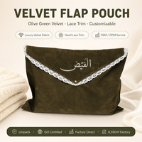 Sac de rangement en faux daim pour vêtements, avec dentelle, logo personnalisé imprimé, sac à main en velours pour cadeaux, sacs anti-poussière – Grande Vente