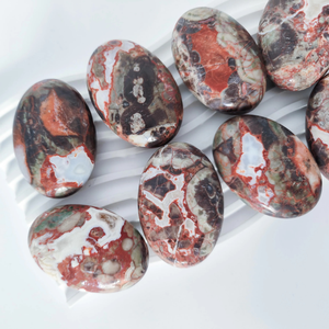 Pierre de palmier en agate argentée, Cristaux de richesse, Agate argentée naturelle, Cristal naturel, À choisir - Product Image 3