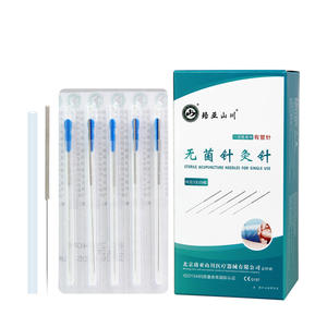 Aghi per Agopuntura Sterili Monouso in Acciaio Inossidabile per Dry Needling Corporeo, Confezionati Singolarmente, Certificati CE Classe II Medici - Product Image 1