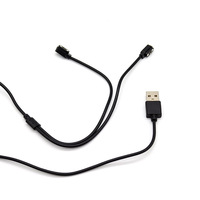 Câble de charge USB magnétique 2,5 mm pour lunettes intelligentes, en cuivre pur, blindage tressé en PVC, garantie 12 mois