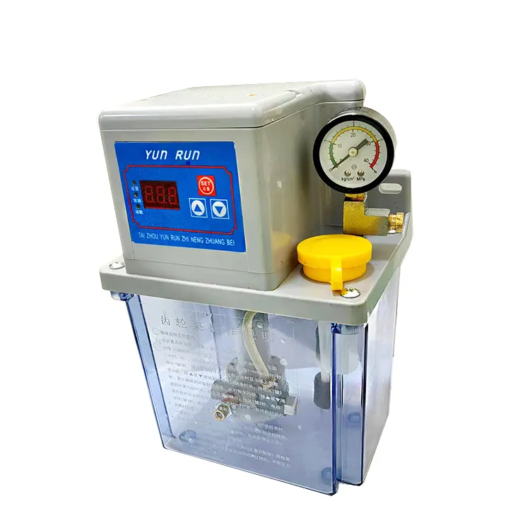מכונת חריטה משאבת שמן אוטומטית 1.5L משאבת שמן ציוד סיכה עם הפגת לחץ