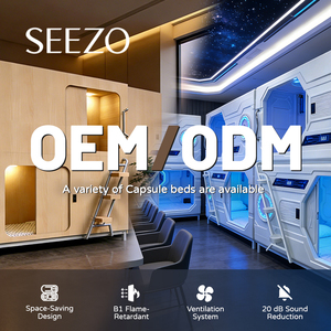 Nouvelle Capsule de Couchage Intelligente 2026 pour Hôtels et Hostels – Faible Coût, Gain de Place, Ignifuge, avec Rangement et Serrures - Product Image 5