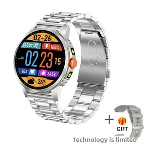 Smartwatch TFT a schermo rotondo 2026 LV5 con doppia torcia per chiamate <span class=keywords><strong>e</strong></span> sport, impermeabile con ricarica magnetica - Product Image 1