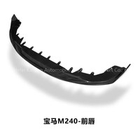 G42 Trockener Carbon-Frontspoiler für BMW 2er Serie G42 M240i 2022+ Upgrade Carbon-Faser Frontspoiler-Kit