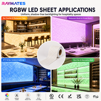 Vente Flash : Rouleau de feuille LED flexible RGBW de 10m pour plafond, caisson lumineux, bureau et centre commercial