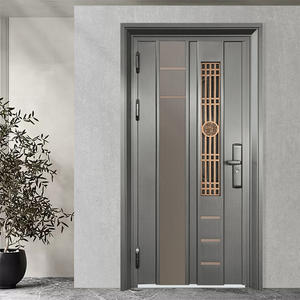 Puerta de acero inoxidable con <span class=keywords><strong>nuevo</strong></span> diseño, puerta de acero inoxidable con acabado de tres colores - Product Image 2