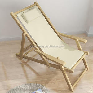 Chaises de plage pliantes en bois pour l'extérieur - Product Image 2