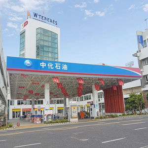 Station-service préfabriquée, abri de voiture, pare-soleil avec <span class=keywords><strong>toit</strong></span> <span class=keywords><strong>plat</strong></span>, bâtiments à une seule pente et à <span class=keywords><strong>double</strong></span> pente - Product Image 5