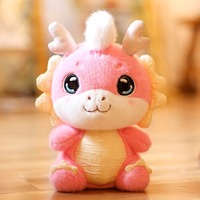 2024 année du Dragon mascotte zodiaque Dragon poupée entreprise événement peluche jouet cadeau d'entreprise Logo personnalisé