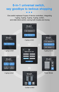 Interruptor inteligente Lanbon L10 con modo Sunset Sunrise, encendido <span class=keywords><strong>y</strong></span> apagado automático según el control de voz en <span class=keywords><strong>hora</strong></span> local, Alexa, Google Home - Product Image 3