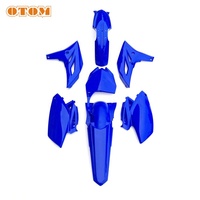 Kit de carénage complet en plastique bleu pour moto tout-terrain OTOM YZ250F 10-13, carénage interne pour position droite YAMAHA