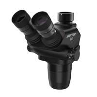 SANQTID SOPTOP 9 #   Microscope trinoculaire à zoom continu 6,7-45X pour réparation de téléphones portables, bijoux et inspection de circuits imprimés