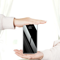 80000mAh Taşınabilir Şarj Cihazı Dijital Ekranlı Harici Batarya 4 USB LED Güç Bankası Samsung, Huawei, iPhone için