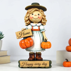 Estatuilla <span class=keywords><strong>de</strong></span> bruja <span class=keywords><strong>de</strong></span> Halloween <span class=keywords><strong>de</strong></span> resina decoración del hogar estatua <span class=keywords><strong>de</strong></span> bruja con calabazas - Product Image 3