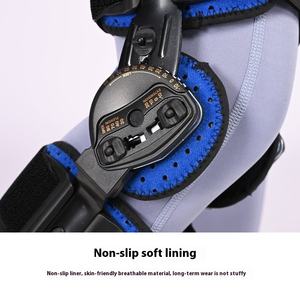 Attelle de genou articulée réglable avec support de fixation, fournitures de rééducation externe de la jambe pour les blessures du ligament du ménisque - Product Image 5
