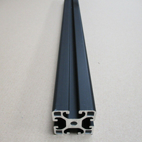 Profilé en aluminium anodisé noir argenté industriel à rainures en T, profilé d'extrusion en aluminium 4040, fabrication en aluminium
