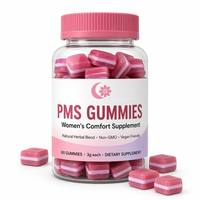 Bonbons gélifiés à base de plantes pour soulager les symptômes du SPM, gommes à mâcher aux nutriments naturels pour la maintenance du bien-être féminin mensuel