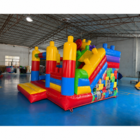 Toboggan gonflable JIALE JL-3087 - Matériel PVC - Capacité 100-500 kg - Thème animaux géants/dinosaures - Usage commercial/privé/extérieur - 5-8 personnes