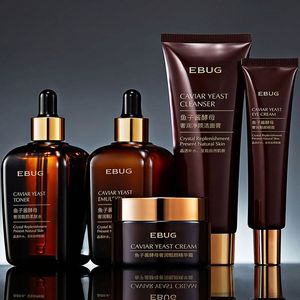 Ensemble de soins de la peau du visage EBUG coréen personnalisé, <span class=keywords><strong>Caivar</strong></span>, blanchissant, hydratant, anti-âge, lissant, à base de plantes - Product Image 2