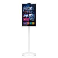 Factory 27 32 pulgadas HD Soporte portátil TV Android Tiktok Youtube Video Pantalla táctil interactiva inalámbrica con batería incorporada
