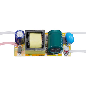 Foco de 8-12W y 9W sin luz estroboscópica, panel de bombilla de aislamiento de amplio voltaje, Iluminación comercial, Downlight, fuente de alimentación del controlador led