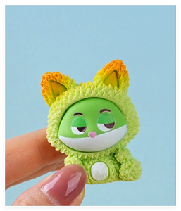 Vente en gros figurines miniatures de panda, lapin, renard, chien, mini figurines d'animaux réalistes de dessin animé pour le jardin, jouets de bombes de bain pour enfants - Product Image 3