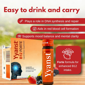 High quality PRIVATE LABEL <b>vitamin</b> B12 Aids in red blood cell formation Supports mood balance Oral <b>liquid</b> - Product Image 4