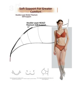 <span class=keywords><strong>Reggiseno</strong></span> <span class=keywords><strong>Minimizer</strong></span> a Copertura Totale Ultra Sottile in Rete con <span class=keywords><strong>Ferretto</strong></span>, Taglie Forti, in Pizzo Solido, <span class=keywords><strong>Senza</strong></span> Cuciture, Morbido, Traspirante, Anti-Cedimento - Product Image 4
