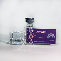 Étiquettes personnalisées imperméables autocollantes pour bouteilles en verre, impression holographique, 3ml 5ml 10ml, emballage holographique en verre