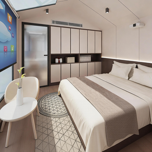 XULV Appartamenti di Lusso Prefabbricati a Due Piani, Set da 4 Case Container Espandibili da 20 Piedi in Vendita, Spedizione di Mini Case Prefabbricate - Product Image 2