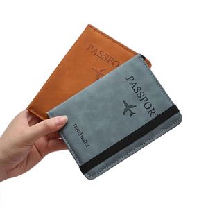 Porta Pasaportes Personalizable, Funda de Pasaporte Delgada y Portátil de Cuero PU, Porta Tarjetas - Product Image 2