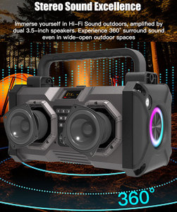 920 High Power Multifunctional Night light Speaker 50W Output USB TF FM AM NOAA DAB Plus IPX5 Waterproof fm dab <b>radio</b> - Product Image 5