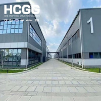 Almacén de Estructura de Acero Resistente al Viento y la Nieve, Estructura Metálica Industrial Prefabricada con Vigas en H, Edificio de Almacenamiento
