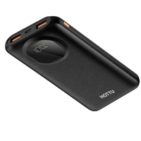 Chargeur portable HOTTU 10000mAh avec écran LED USB C USB A pour tablette et usage professionnel