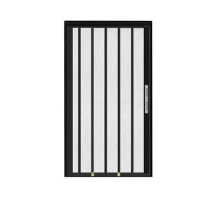 Porte coulissante pliante invisible en maille plissée avec cadre en aluminium moderne personnalisé pour fenêtre de maison, moustiquaire pour porte et fenêtre - Product Image 4
