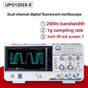 UNI-T UPO1202X-E ออสซิลโลสโคปดิจิตอลฟอสเฟอร์ USB 200MHz 2 ช่องสัญญาณ พร้อมแบนด์วิดท์ 100MHz - Product Image 4