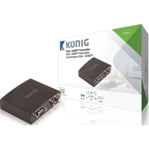 Convertidor Konig Vga a HDMI con entrada RCA y salida HDMI para conversión de señal de audio y video - Product Image 6