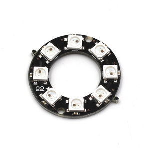 WS2812 светодиодная полноцветная плата водителя 5050 RGB квадратная круглая Светодиодная лампа - Product Image 4