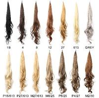 Oferta Especial: Extensión de Cabello Sintético Ondulado de 32 Pulgadas, 100g, Flexible, Enrollable, de Fibra de Alta Temperatura, Sin Brillo, Sin Enredos, Bajo MOQ