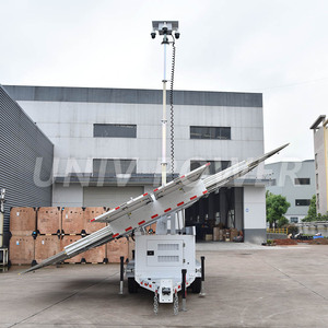 Rimorchio solare per accumulo di energia Mobile con telecamera a circuito chiuso sistema di energia solare - Product Image 2