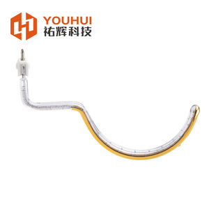 ฮีตเตอร์อินฟราเรดแบบสองท่อเคลือบทอง Youhui 1000W สำหรับงานเชื่อมพลาสติกยานยนต์ ให้ความร้อนอย่างรวดเร็ว - Product Image 1
