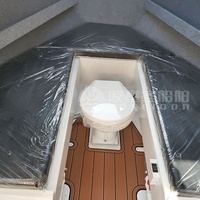 Bateau à vitesse de sports de 20 pieds, Yacht de croisière en mer, cabine, bateau pour les loisirs