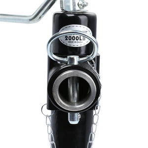 Cric <span class=keywords><strong>de</strong></span> <span class=keywords><strong>remorque</strong></span> léger 2000 lb avec <span class=keywords><strong>plaque</strong></span> <span class=keywords><strong>de</strong></span> support, course <span class=keywords><strong>de</strong></span> 10 po, finition noire pour <span class=keywords><strong>remorque</strong></span> utilitaire - Product Image 3