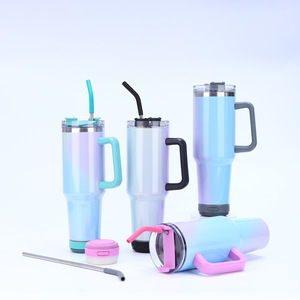 Vaso Térmico de Viaje Emerit Outdoor Shimmer 2026, el Mejor Regalo, con Diseño Arcoíris, Aislamiento al Vacío, para Auto, con Altavoz Bluetooth Inteligente - Product Image 1