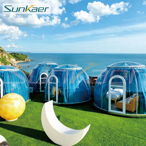 Sunkaer Maison en dôme de style fixe en aluminium promotionnelle Cantilever pour les <span class=keywords><strong>campings</strong></span> en plein air Maison en dôme de luxe Tente à bulles à <span class=keywords><strong>vendre</strong></span> - Product Image 5